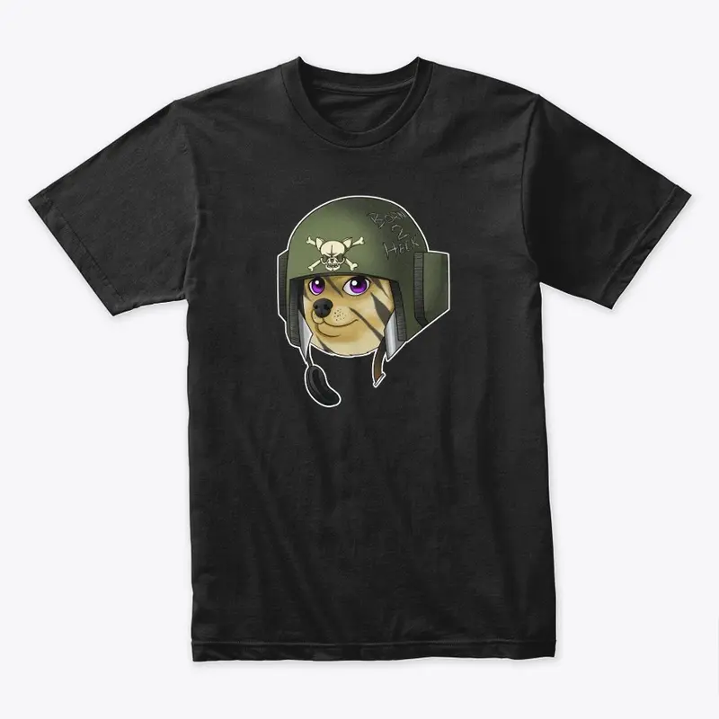 Born 2 Heck Doge Soldier