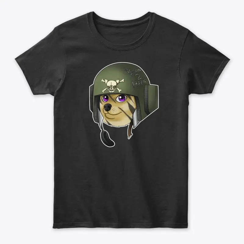 Born 2 Heck Doge Soldier