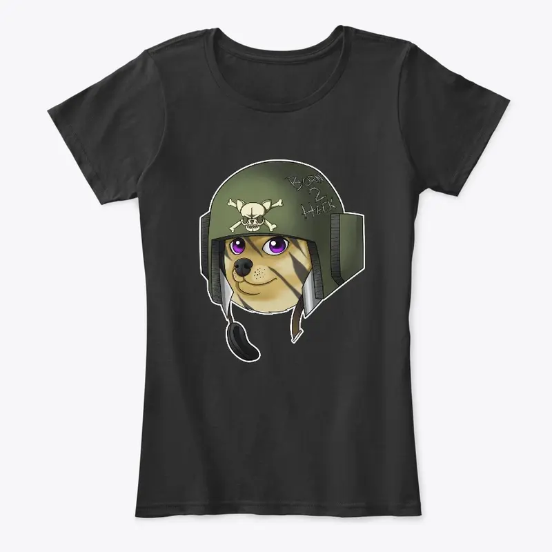 Born 2 Heck Doge Soldier